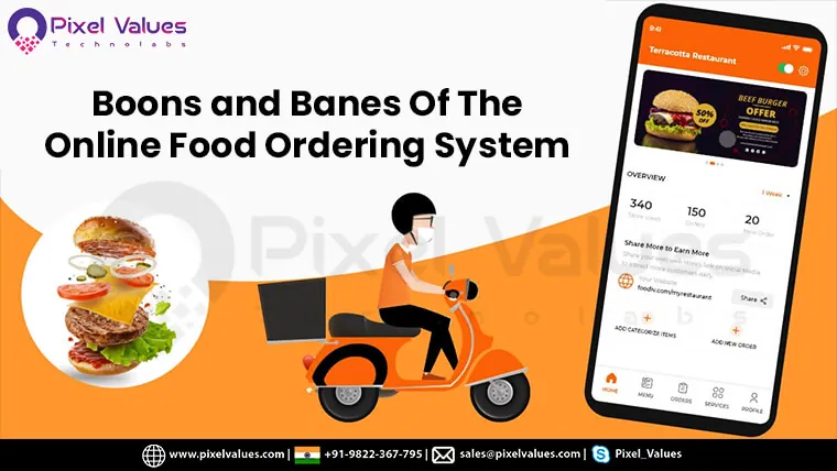 Boons-and-Banes-Of-The-Online-Food-Ordering-System-Pixel-Values-Technolabs