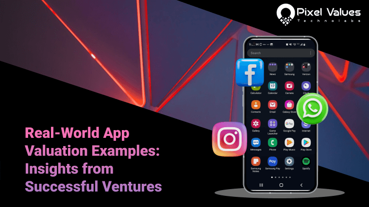 Real-World App Valuation Examples Insights from Successful Ventures-Pixel Values Technolabs