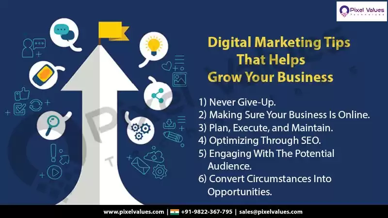 Digital Marketing Tips That Helps Grow Your Business -Pixel Values